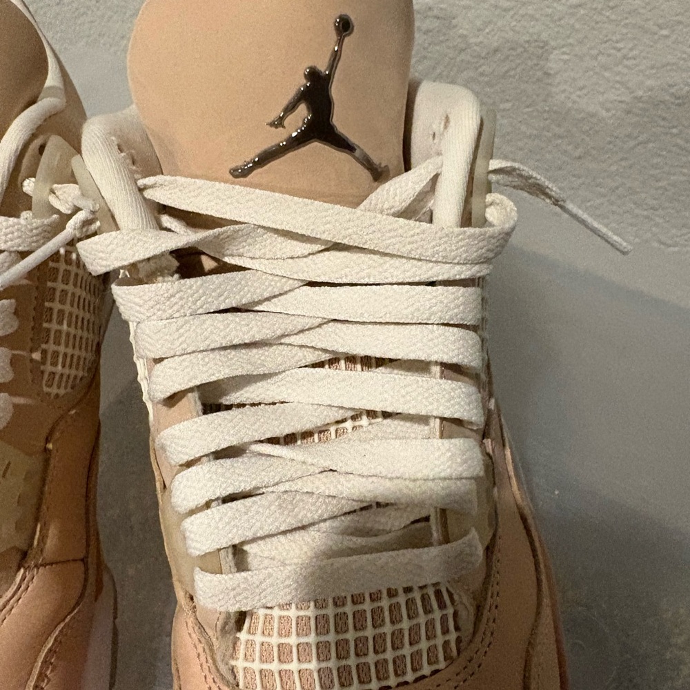 Jordan Women's Sneakers in Tan and White - Picture 4 of 12